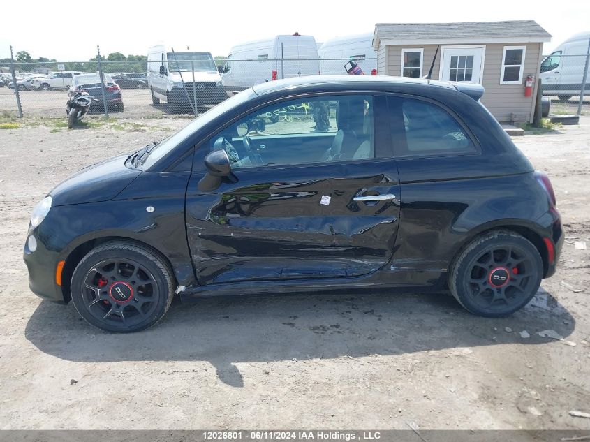 2015 Fiat 500 Sport VIN: 3C3CFFBR5FT513271 Lot: 12026801