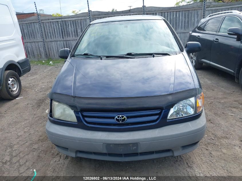 2002 Toyota Sienna Ce VIN: 4T3ZF19C02U488311 Lot: 12026802