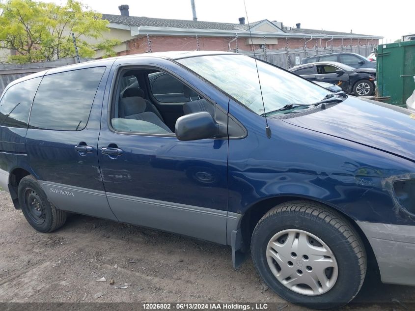 2002 Toyota Sienna Ce VIN: 4T3ZF19C02U488311 Lot: 12026802