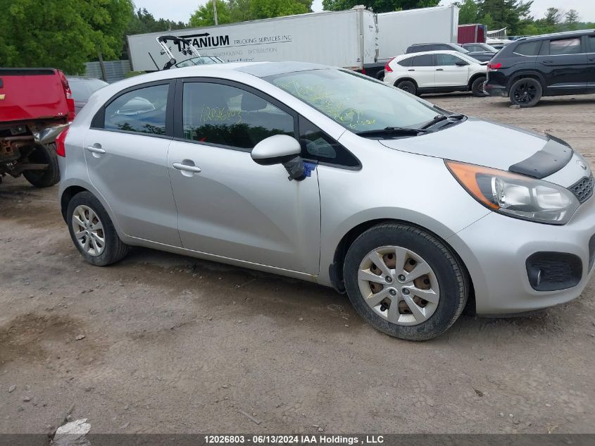 2013 Kia Rio Gdi VIN: KNADM5A39D6846882 Lot: 12026803