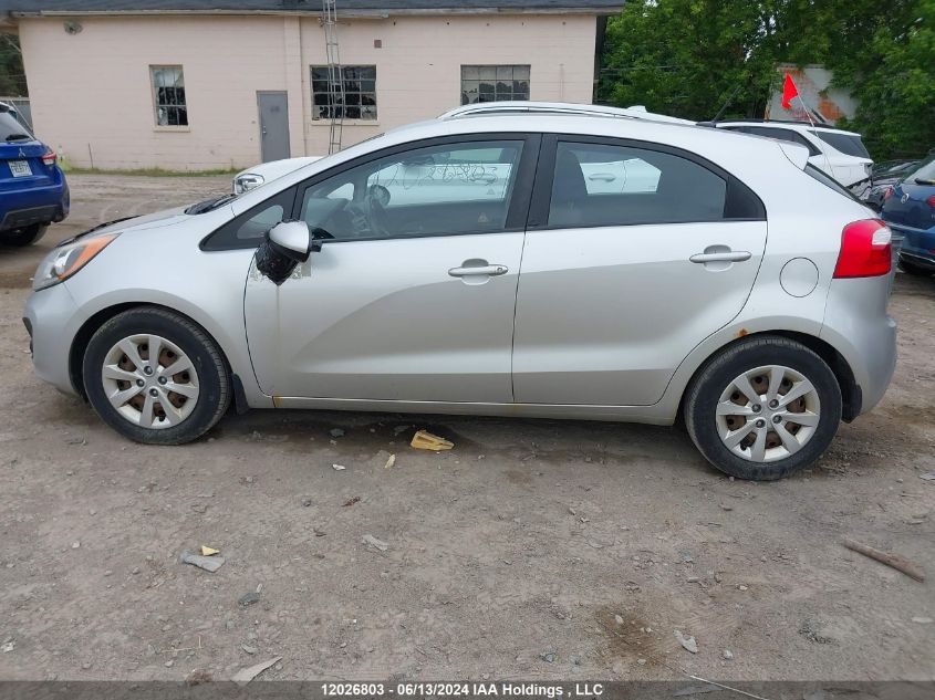 2013 Kia Rio Gdi VIN: KNADM5A39D6846882 Lot: 12026803