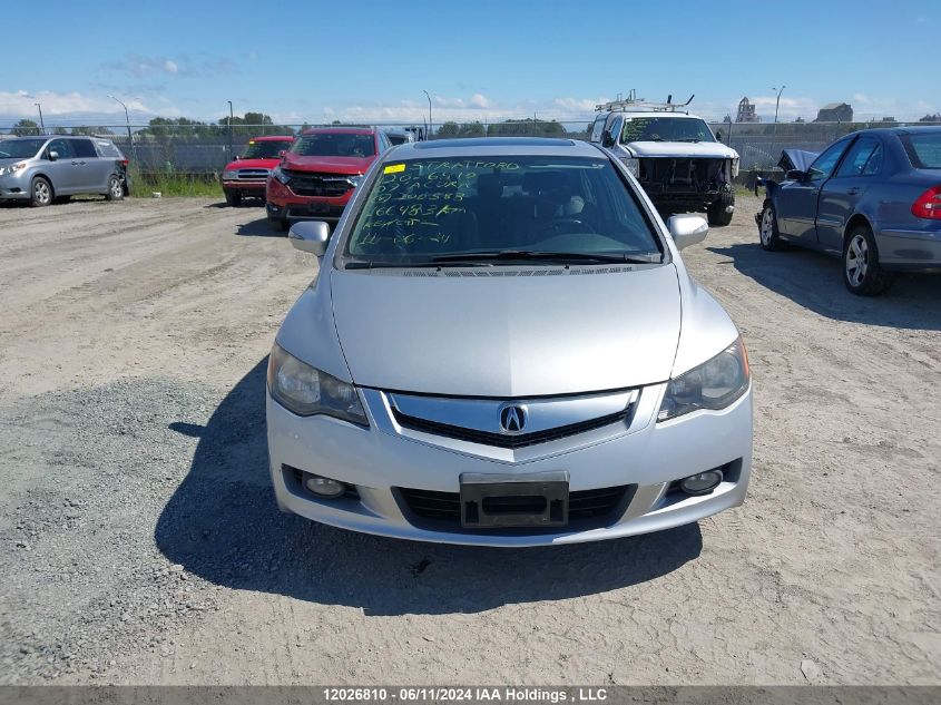 2009 Acura Csx VIN: 2HHFD56509H200588 Lot: 12026810