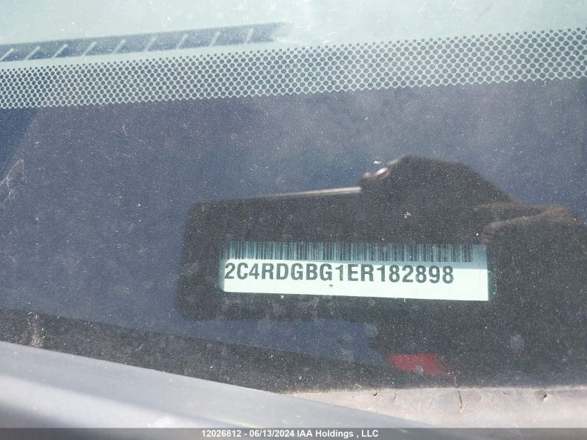 2014 Dodge Grand Caravan Se VIN: 2C4RDGBG1ER182898 Lot: 12026812