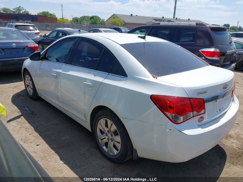 2012 Chevrolet Cruze VIN: 1G1PC5SH7C7342989 Lot: 12026814