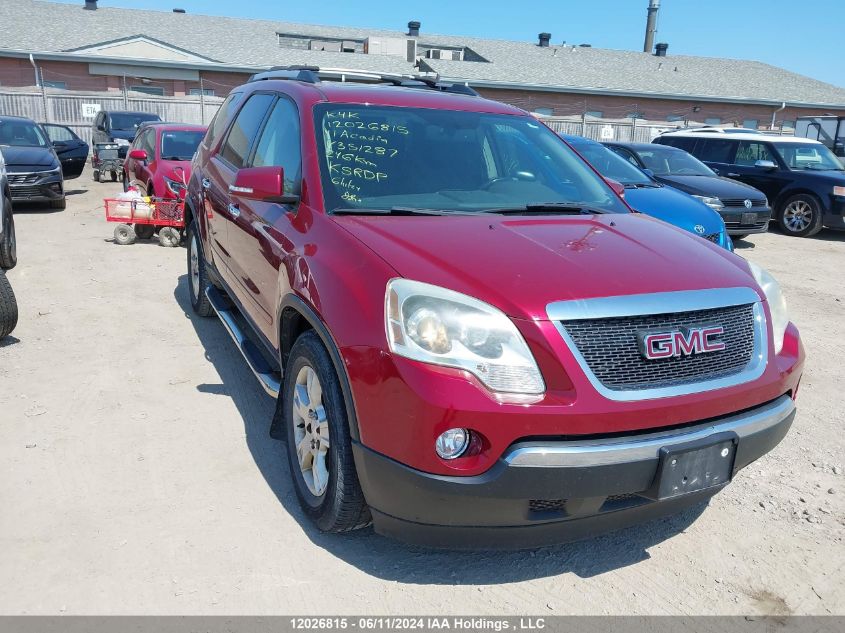 2011 GMC Acadia VIN: 1GKKRPED6BJ351287 Lot: 12026815