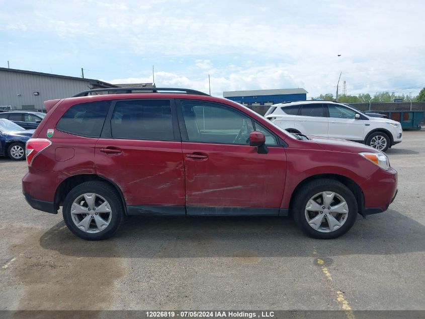 2015 Subaru Forester VIN: JF2SJCHC4FH836458 Lot: 12026819