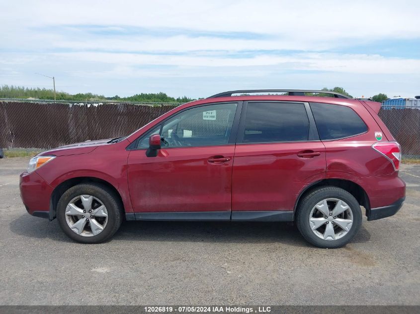 2015 Subaru Forester VIN: JF2SJCHC4FH836458 Lot: 12026819