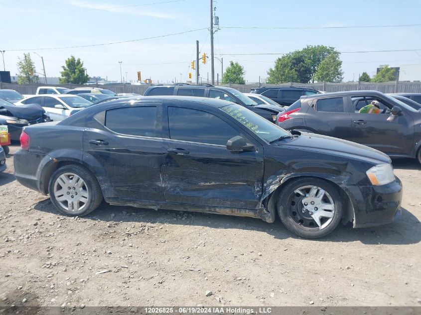 2013 Dodge Avenger VIN: 1C3CDZABXDN618610 Lot: 12026825