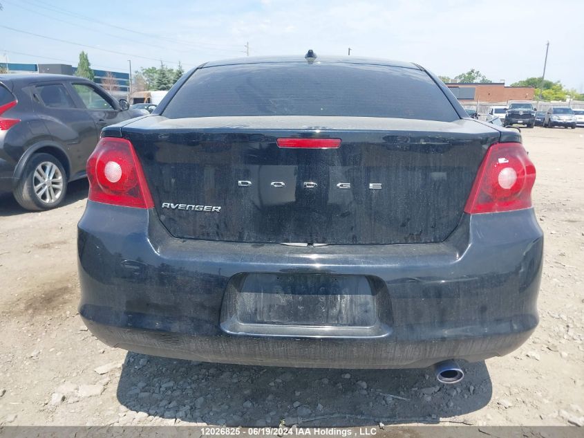 2013 Dodge Avenger VIN: 1C3CDZABXDN618610 Lot: 12026825