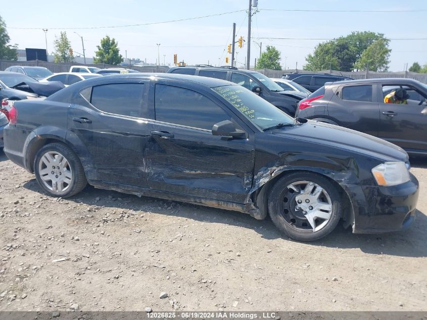 2013 Dodge Avenger VIN: 1C3CDZABXDN618610 Lot: 12026825