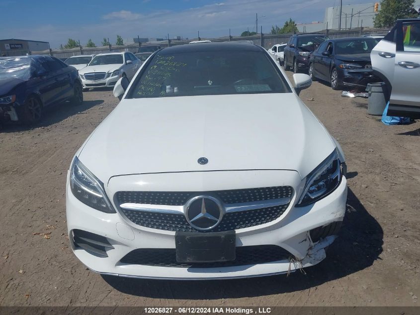 2019 Mercedes-Benz C-Class VIN: WDDWJ8EB2KF811045 Lot: 12026827