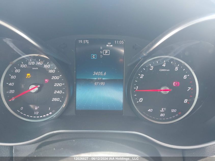 2019 Mercedes-Benz C-Class VIN: WDDWJ8EB2KF811045 Lot: 12026827