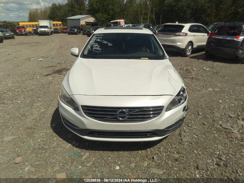 2014 Volvo S60 VIN: YV1902FH0E2285451 Lot: 12026836