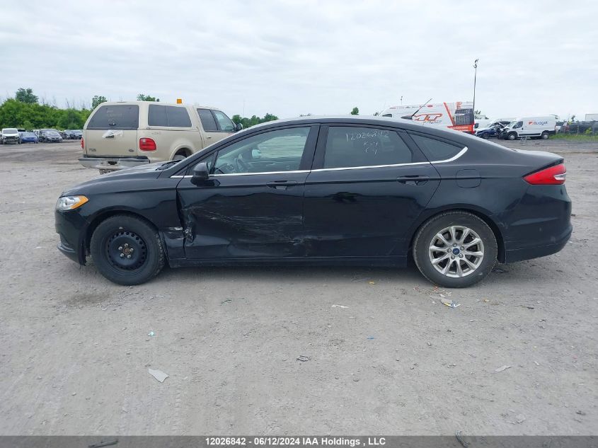 2017 Ford Fusion S VIN: 3FA6P0G77HR331314 Lot: 12026842