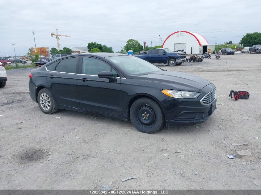 2017 Ford Fusion S VIN: 3FA6P0G77HR331314 Lot: 12026842