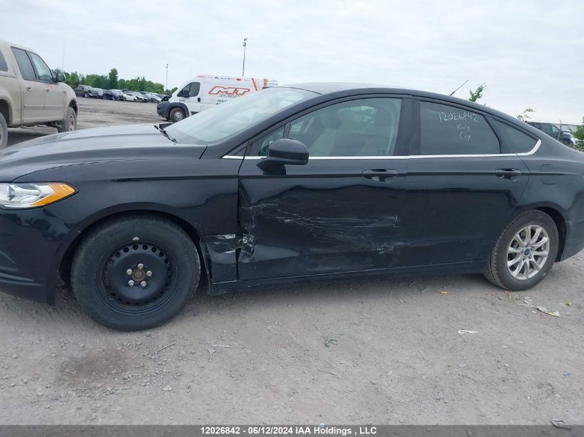 2017 Ford Fusion S VIN: 3FA6P0G77HR331314 Lot: 12026842