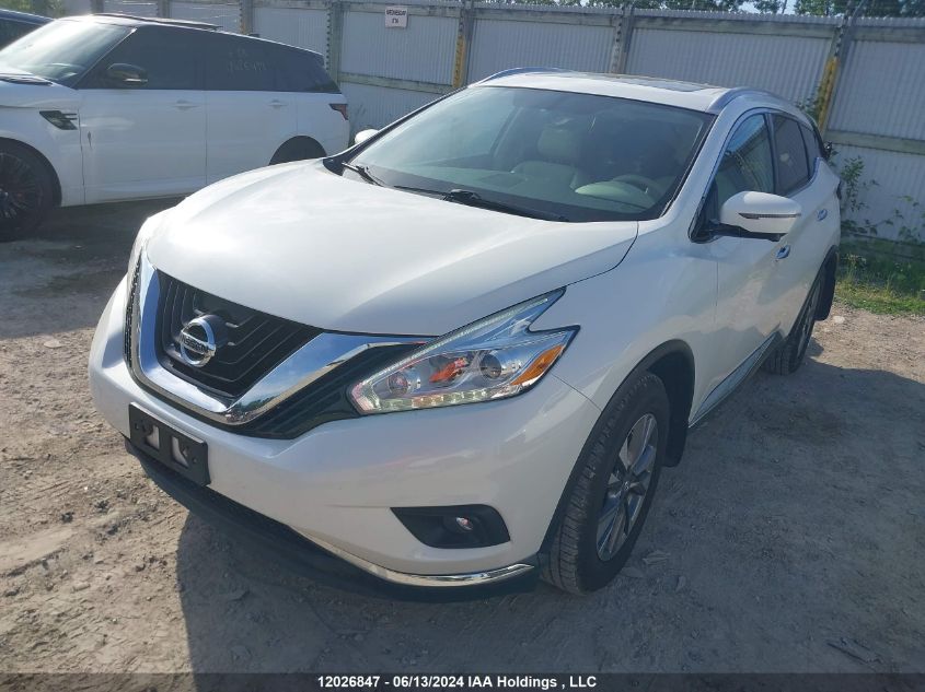 2016 Nissan Murano VIN: 5N1AZ2MHXGN163351 Lot: 12026847