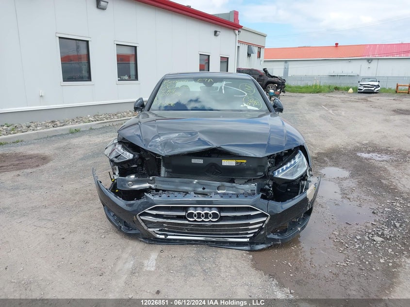 2024 Audi A4 Sedan VIN: WAUAAAF44RN011825 Lot: 12026851