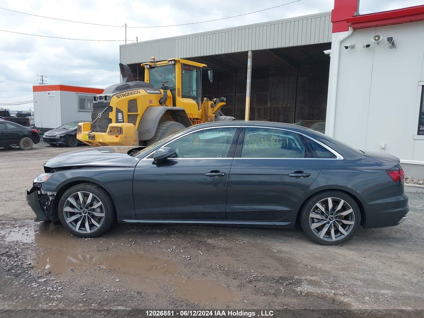 2024 Audi A4 Sedan VIN: WAUAAAF44RN011825 Lot: 12026851
