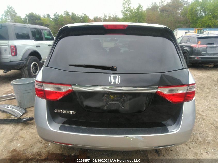 2012 Honda Odyssey VIN: 5FNRL5H49CB509027 Lot: 12026857
