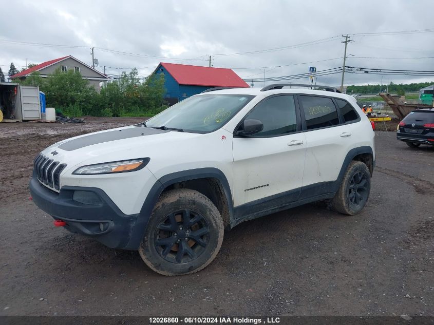 2018 Jeep Cherokee Trailhawk VIN: 1C4PJMBX2JD517646 Lot: 12026860