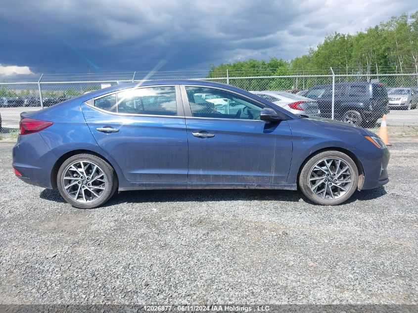 2019 Hyundai Elantra Sel/Value/Limited VIN: KMHD84LF9KU774496 Lot: 12026877