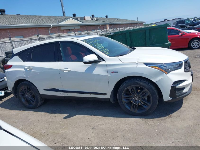 2019 Acura Rdx VIN: 5J8TC2H67KL808082 Lot: 12026881