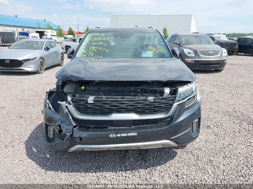 2021 Kia Seltos VIN: KNDETCA27M7060322 Lot: 12026893