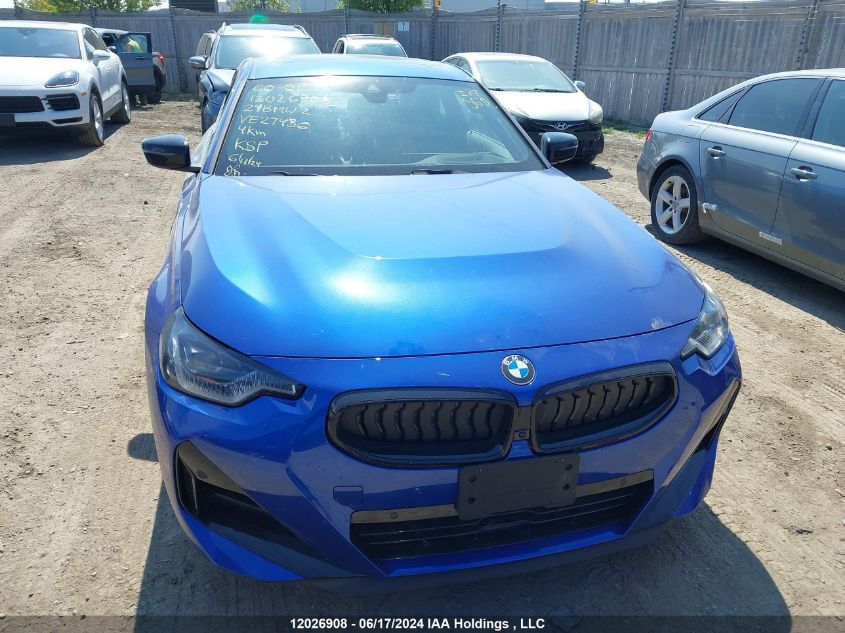 2024 BMW 2 Series VIN: 3MW33CM00R8E27436 Lot: 12026908