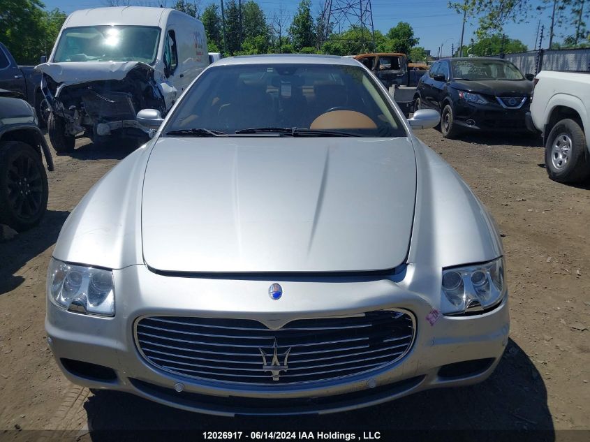 2008 Maserati Quattroporte VIN: ZAMFG39F180034311 Lot: 12026917