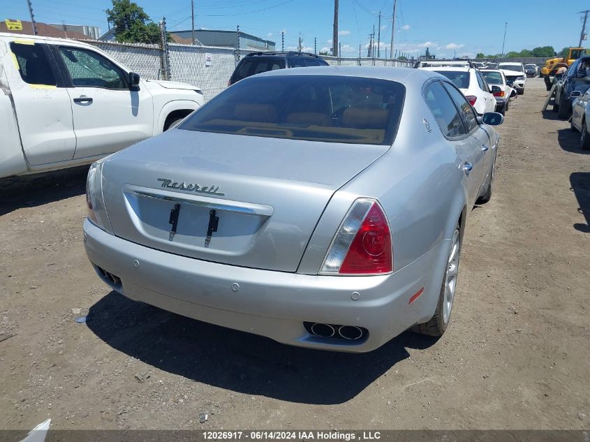 2008 Maserati Quattroporte VIN: ZAMFG39F180034311 Lot: 12026917