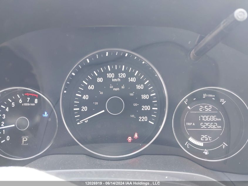 2016 Honda Hr-V VIN: 3CZRU5H54GM101522 Lot: 12026919