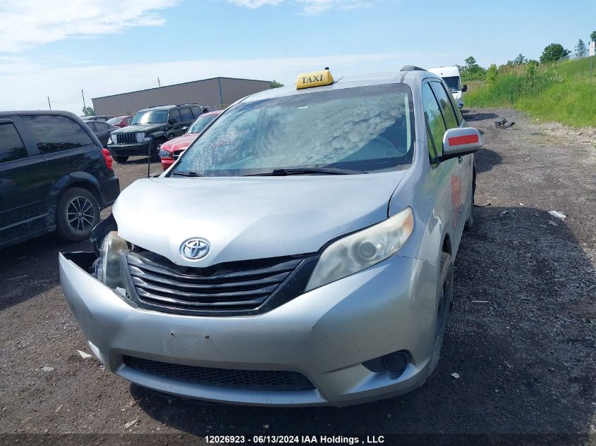 2014 Toyota Sienna VIN: 5TDZK3DC1ES473983 Lot: 12026923