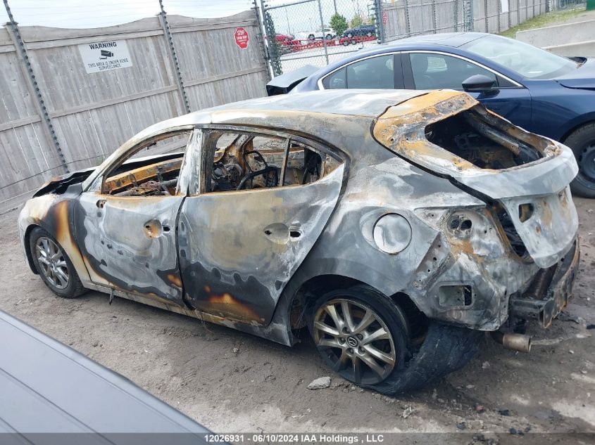 2014 Mazda Mazda3 VIN: JM1BM1L7XE1126069 Lot: 12026931