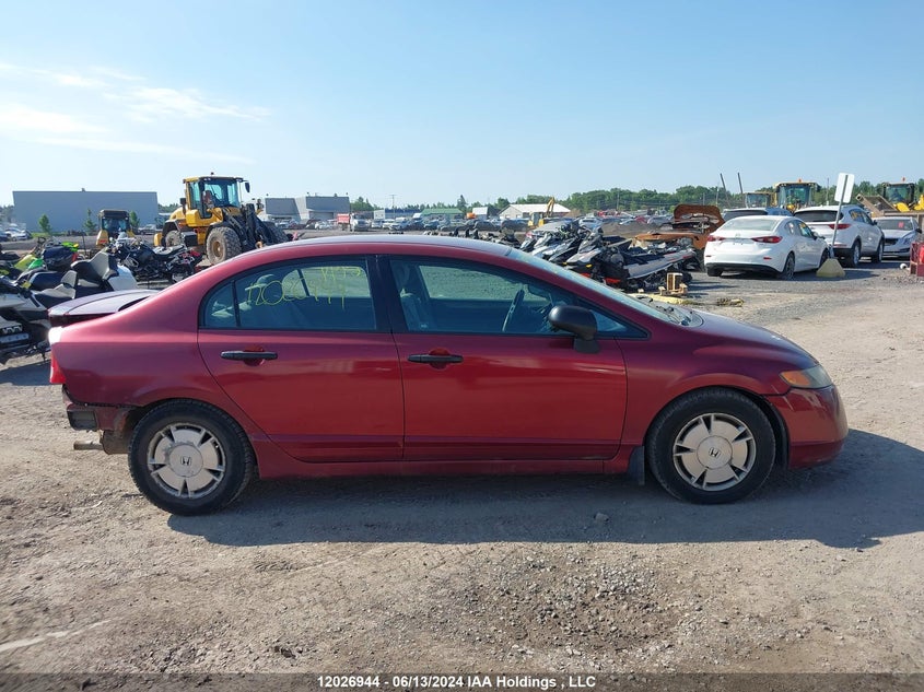 2008 Honda Civic Dx-G VIN: 2HGFA16428H003496 Lot: 12026944