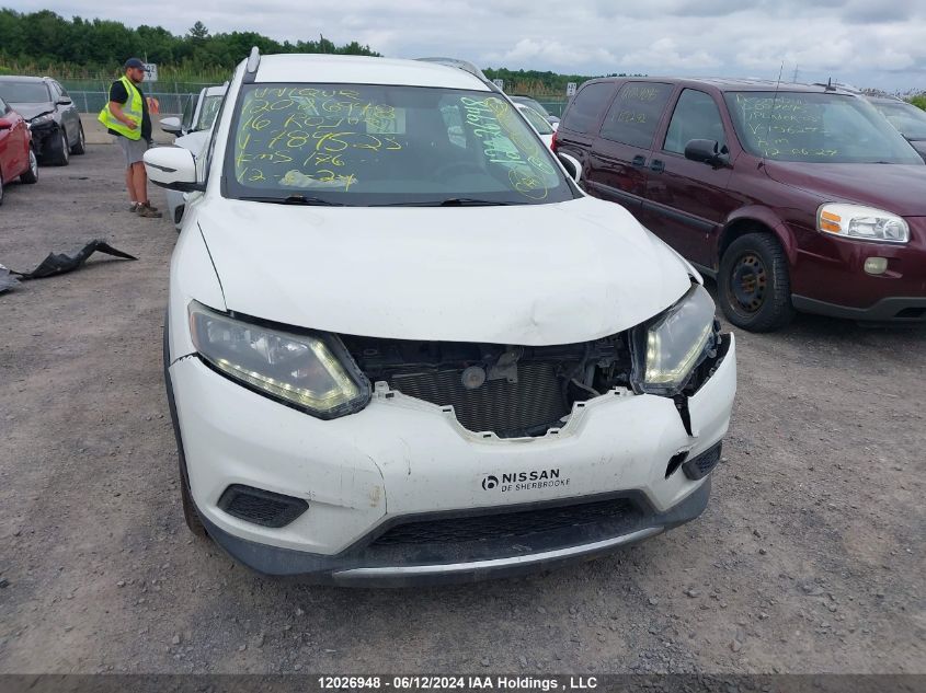 2016 Nissan Rogue VIN: 5N1AT2MV5GC789523 Lot: 12026948