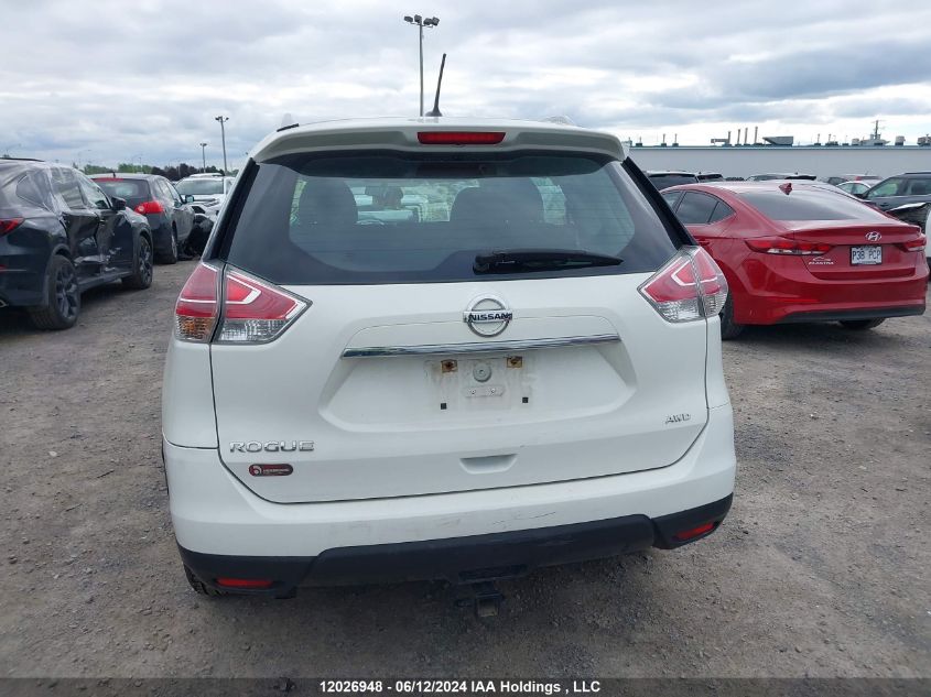 2016 Nissan Rogue VIN: 5N1AT2MV5GC789523 Lot: 12026948