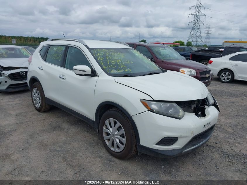 2016 Nissan Rogue VIN: 5N1AT2MV5GC789523 Lot: 12026948