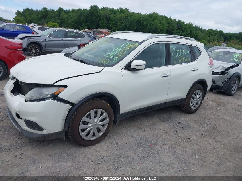 2016 Nissan Rogue VIN: 5N1AT2MV5GC789523 Lot: 12026948