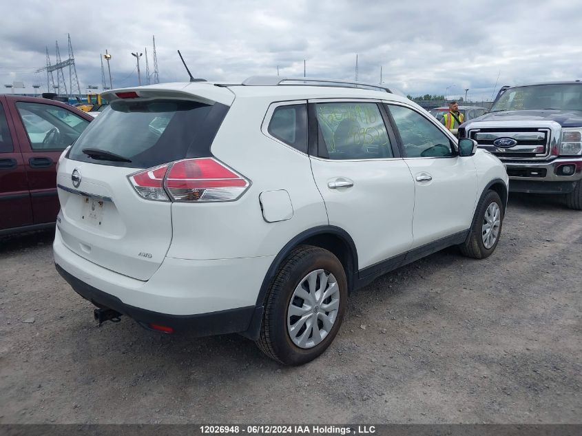 2016 Nissan Rogue VIN: 5N1AT2MV5GC789523 Lot: 12026948