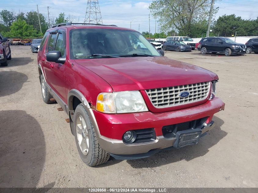 2003 Ford Explorer Eddie Bauer VIN: 1FMZU74E93UB08345 Lot: 12026958