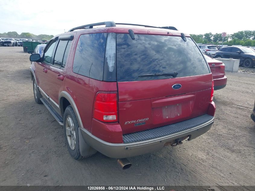 2003 Ford Explorer Eddie Bauer VIN: 1FMZU74E93UB08345 Lot: 12026958