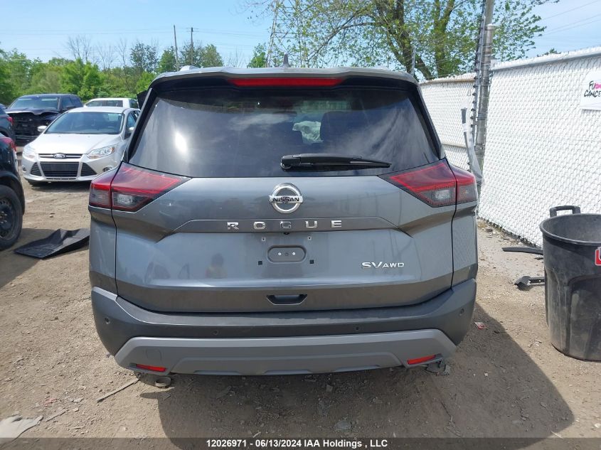 2021 Nissan Rogue VIN: 5N1AT3BBXMC714911 Lot: 12026971