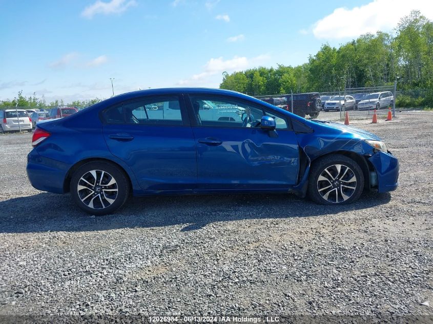 2013 Honda Civic Sdn VIN: 2HGFB2F5XDH030161 Lot: 12026984