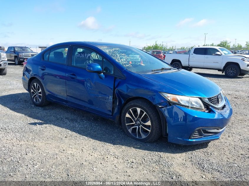 2013 Honda Civic Sdn VIN: 2HGFB2F5XDH030161 Lot: 12026984