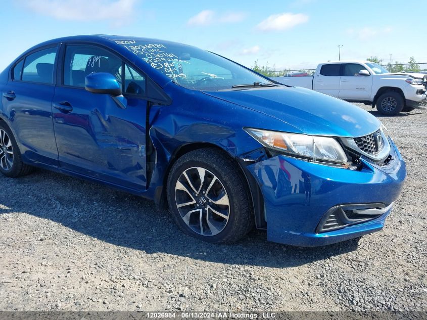 2013 Honda Civic Sdn VIN: 2HGFB2F5XDH030161 Lot: 12026984