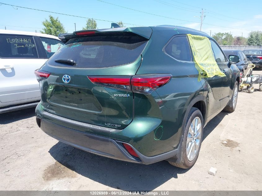 2023 Toyota Highlander Hybrid Limited VIN: 5TDXBRCH5PS580156 Lot: 12026989