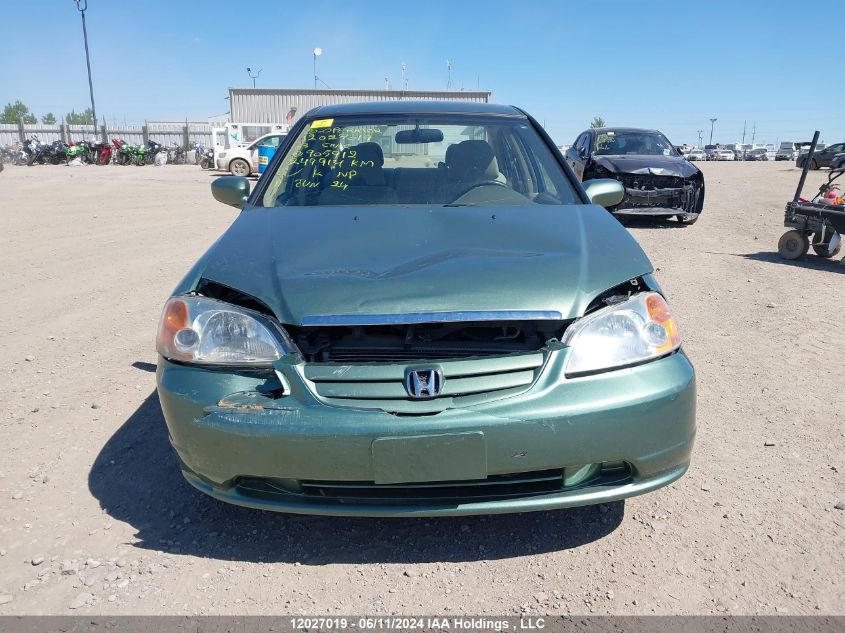 2003 Honda Civic Sdn VIN: 2HGES16643H905912 Lot: 12027019