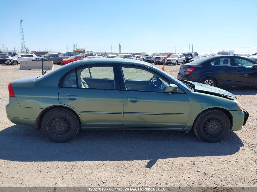 2003 Honda Civic Sdn VIN: 2HGES16643H905912 Lot: 12027019