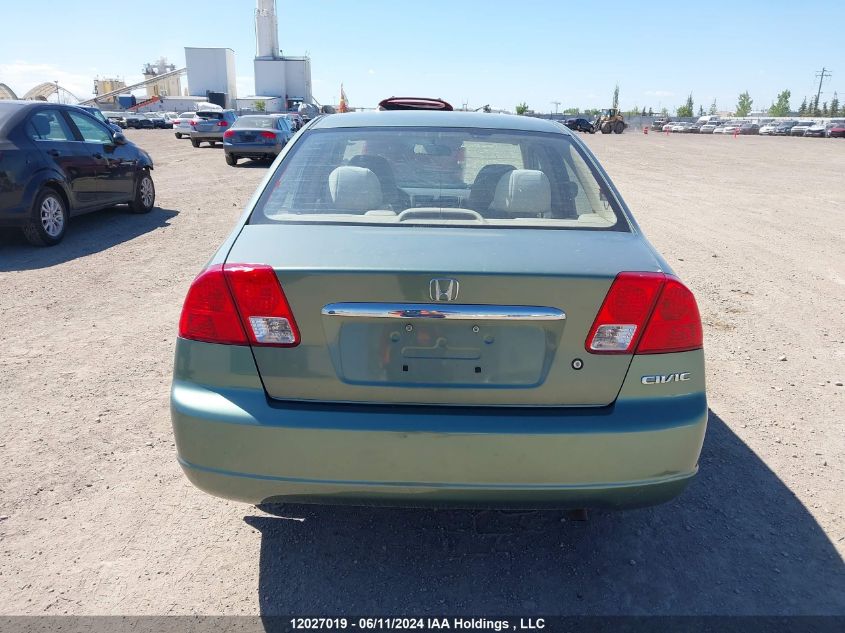 2003 Honda Civic Sdn VIN: 2HGES16643H905912 Lot: 12027019